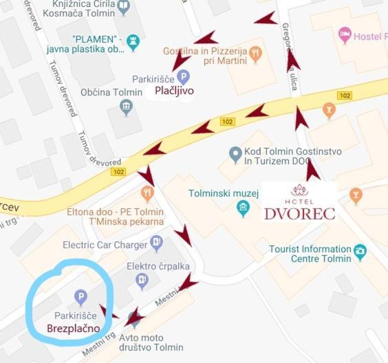 Hotel Dvorec Tolmin Εξωτερικό φωτογραφία